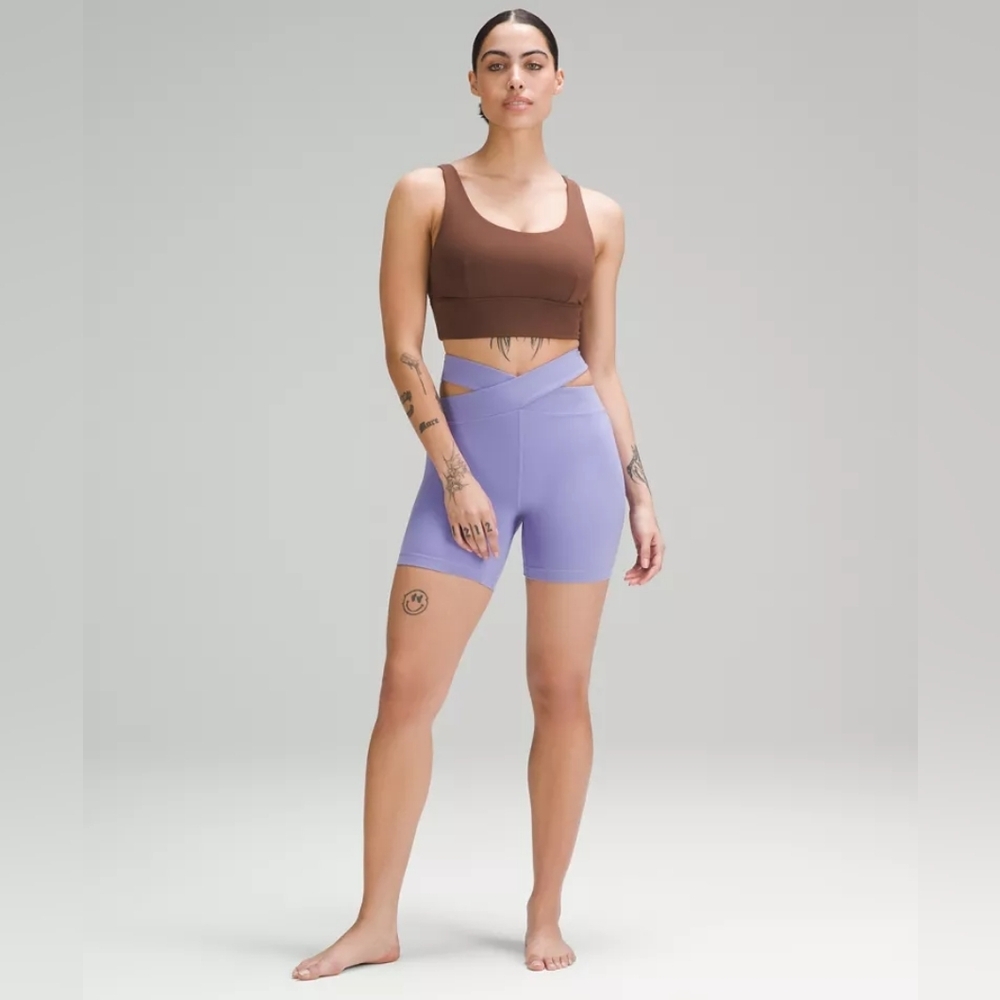Lululemon Athletica Align High-Rise Shorts Limited Edition Lavender Size 8 - Picture 2 of 4